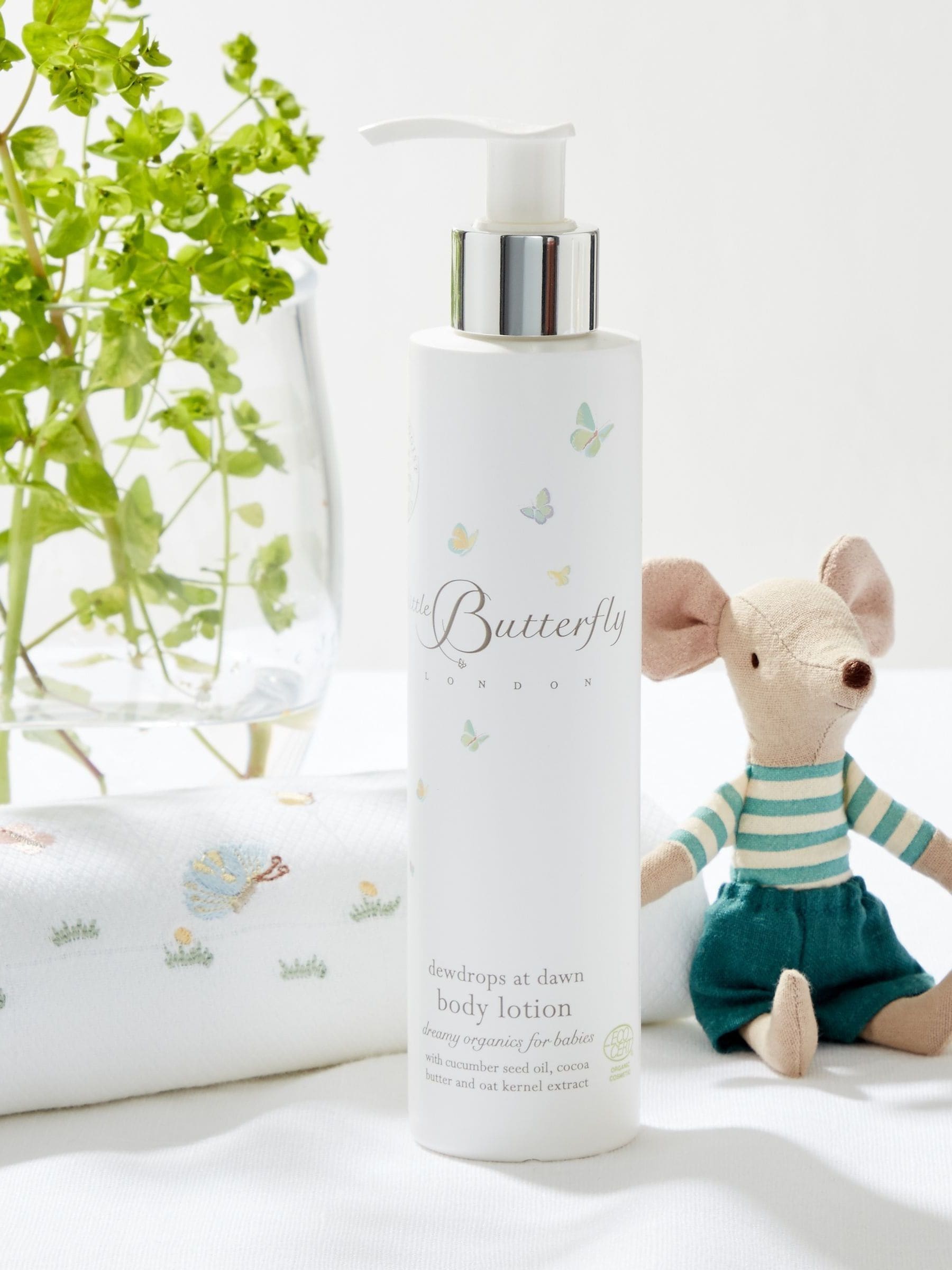 Little Butterfly London Dewdrops at Dawn baby body lotion 200ml, UK version