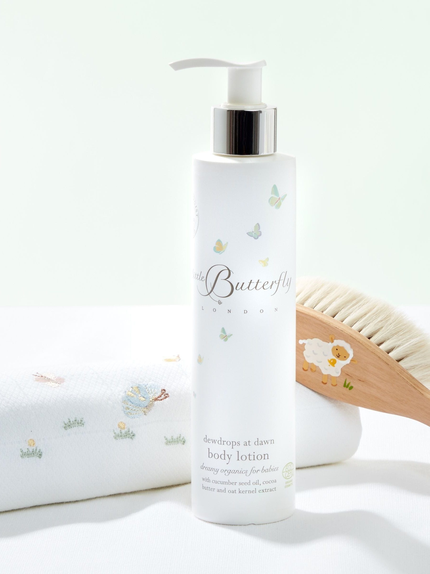 Little Butterfly London Dewdrops at Dawn baby body lotion 200ml, UK version