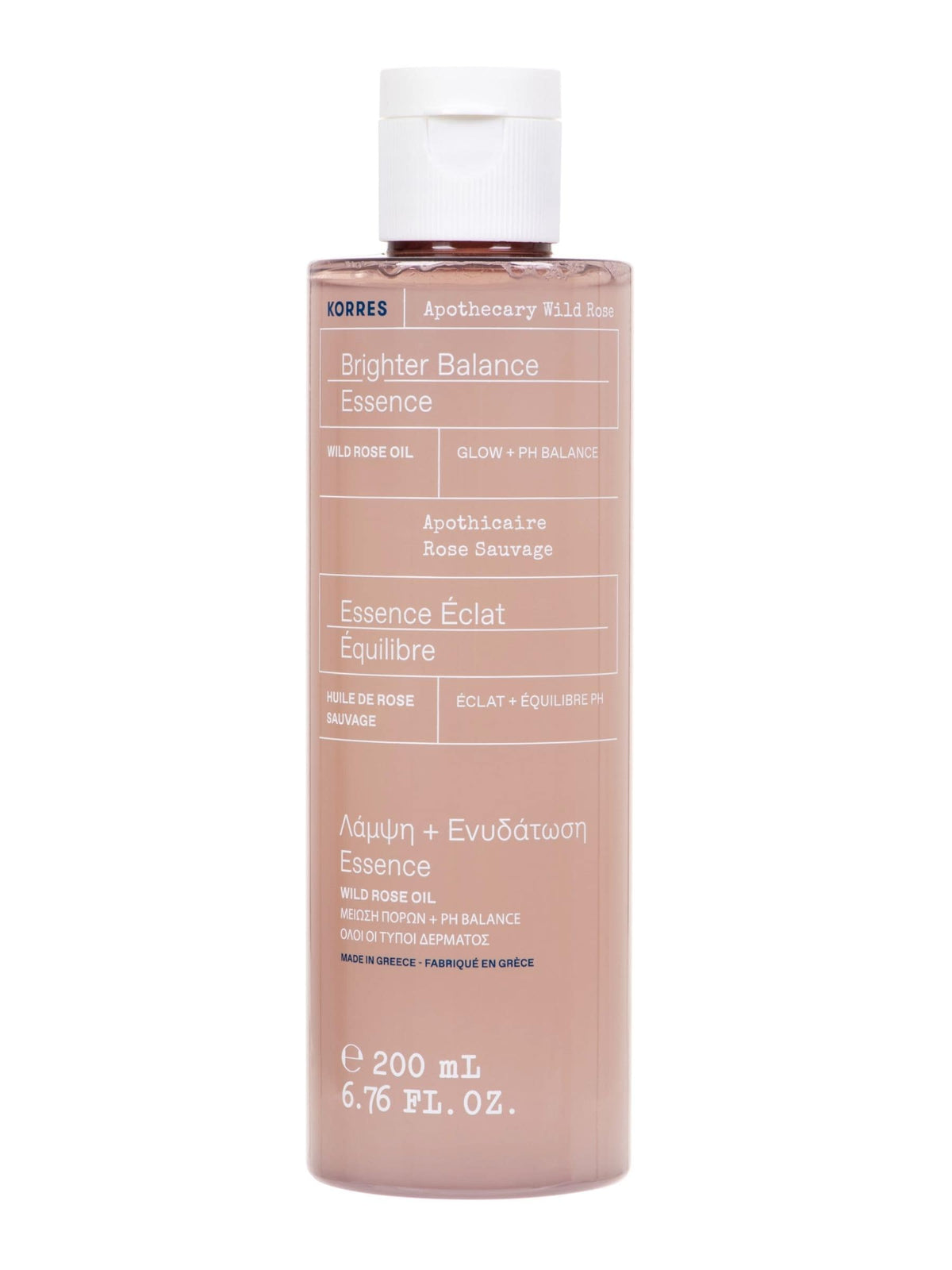 Korres Wild Rose Essence Concentrate 200ml, UK version