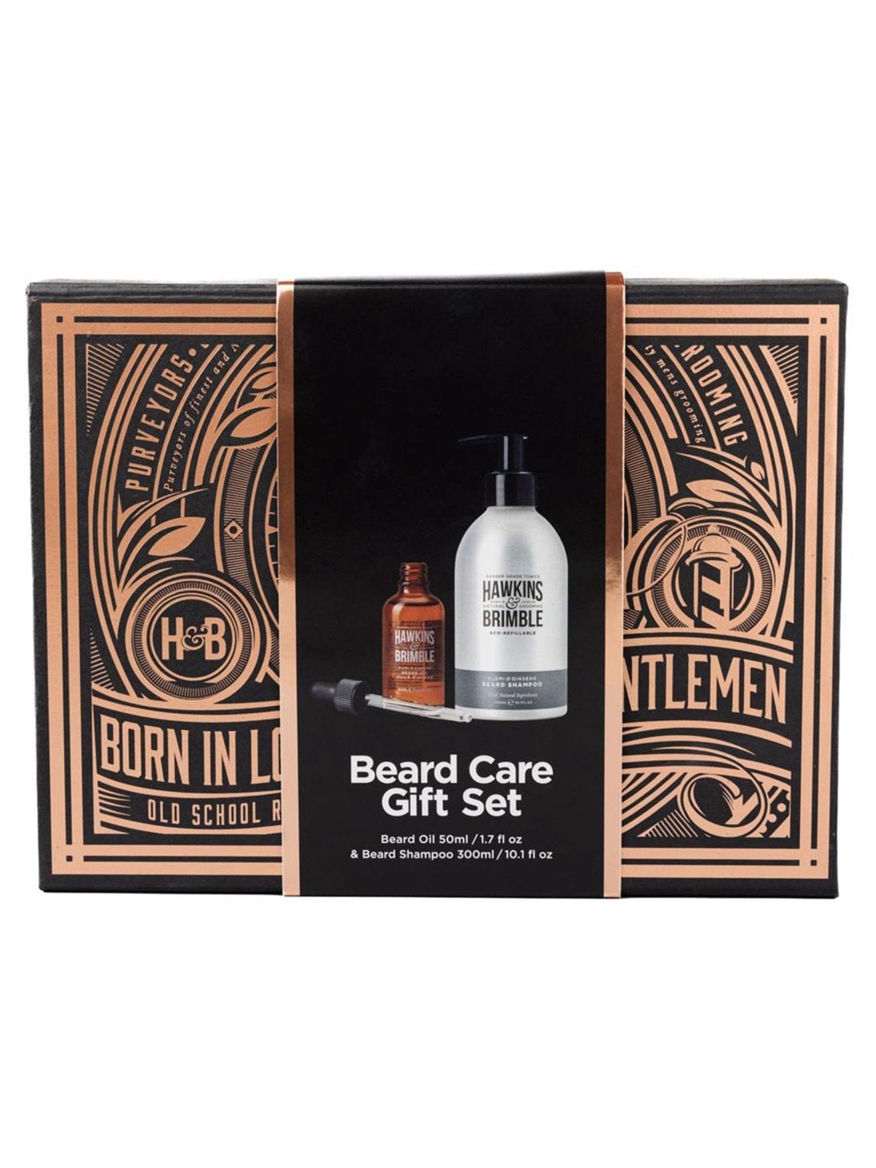 Hawkins & Brimble beard gift set, UK version
