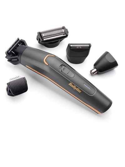 BaByliss Graphite Precision 12-in-1 Multi-Trimmer for Beard and Body Grooming