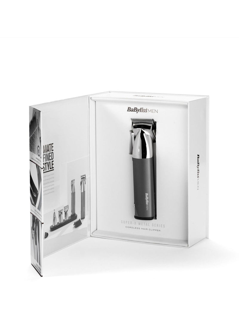 BaByliss SuperX Metal Series cordless hair clipper - British product