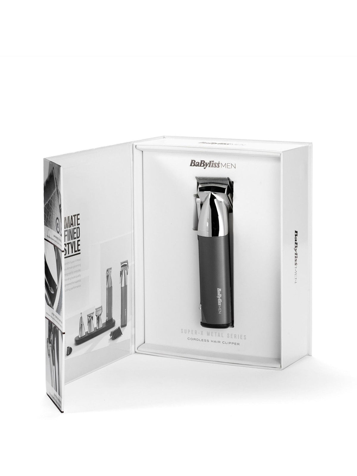 BaByliss SuperX Metal Series cordless hair clipper - British product
