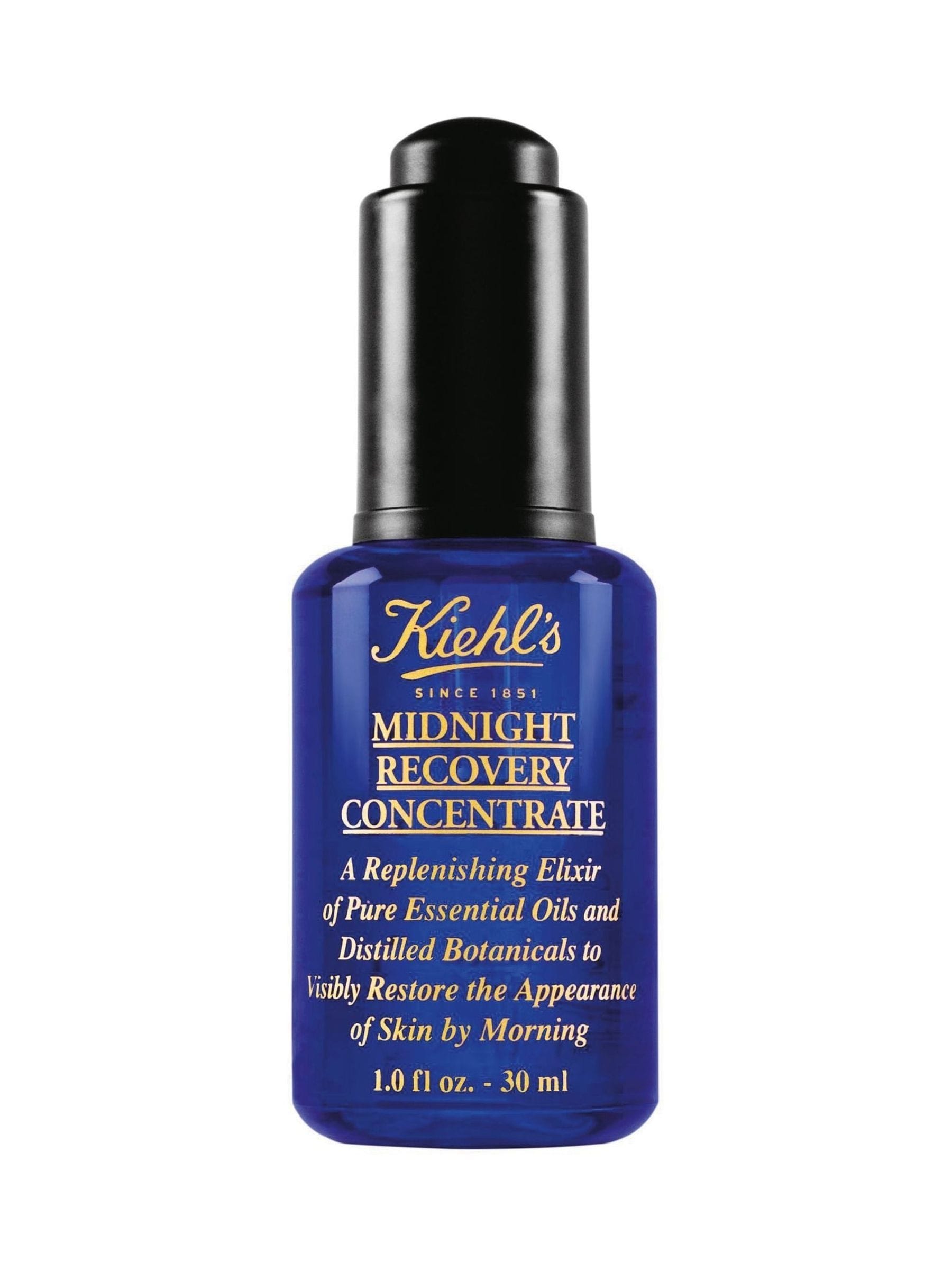Kiehls Midnight Recovery Concentrate Serum facial oil, UK version