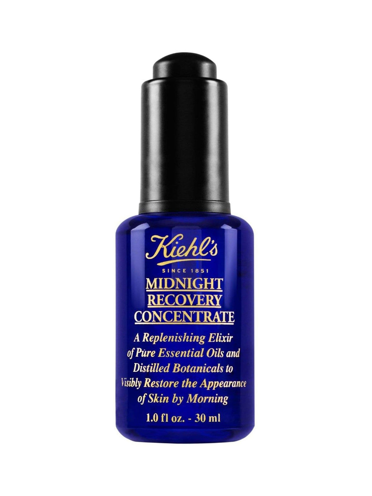 Kiehls Midnight Recovery Concentrate Serum facial oil, UK version