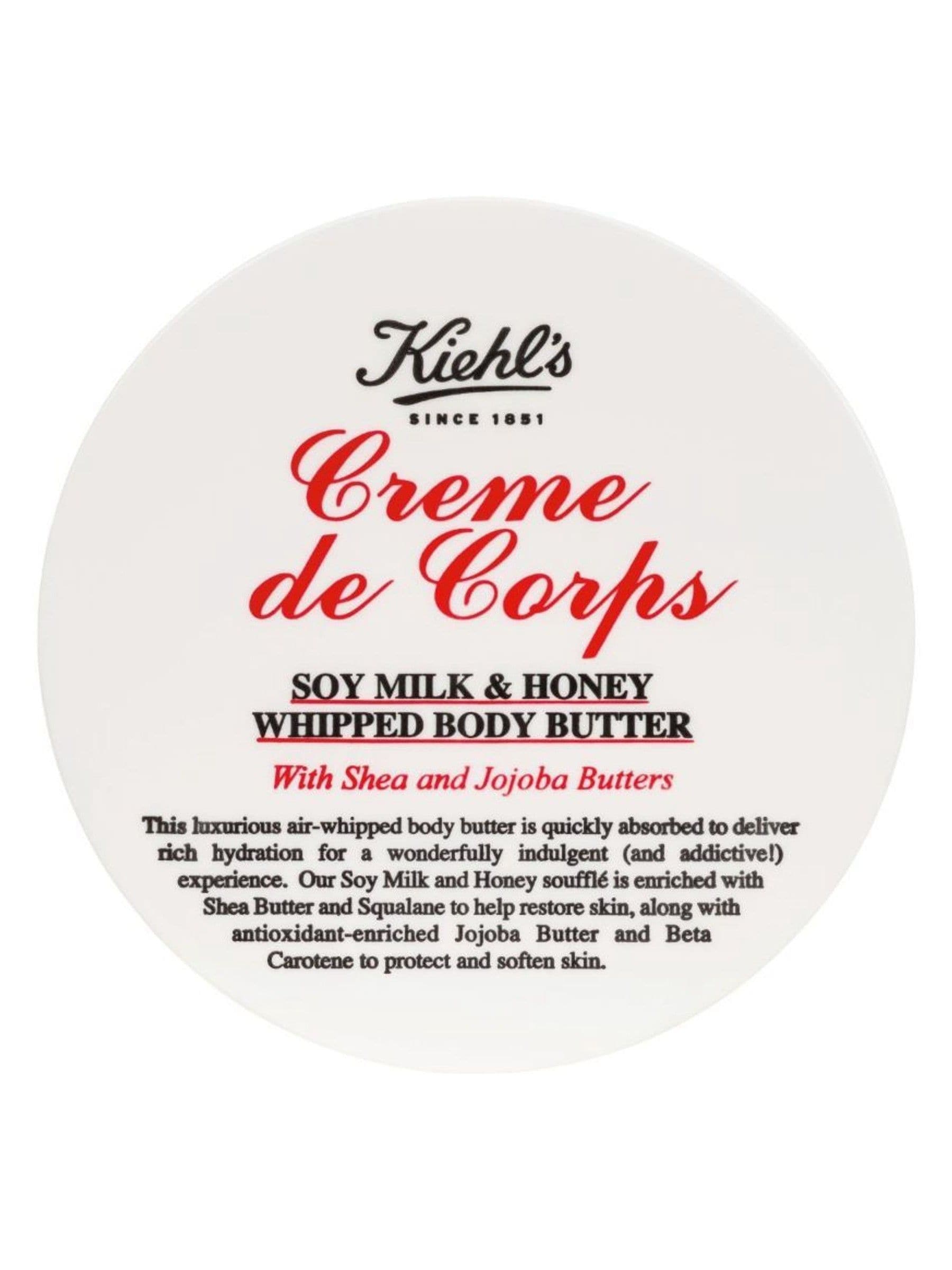 Kiehls Creme de Corps Soy Milk & Honey Whipped Body Butter 226g