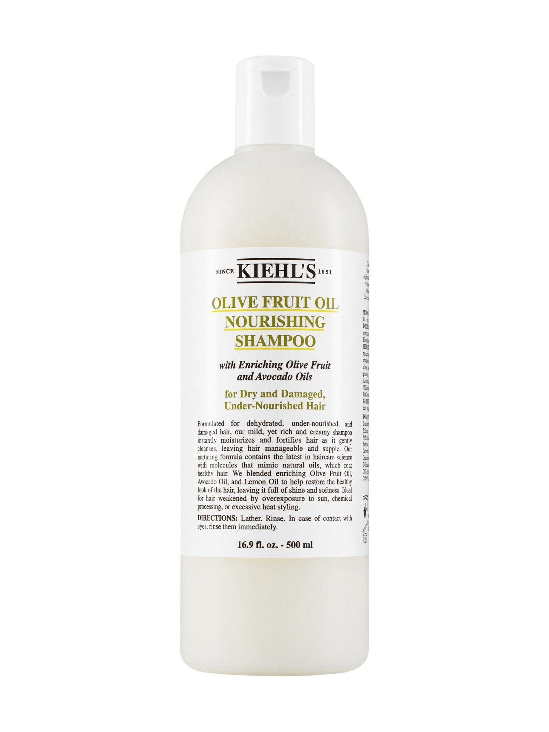 Nourishing Shampoo with Olive Fruit Oil and Avocado Oil 500ml