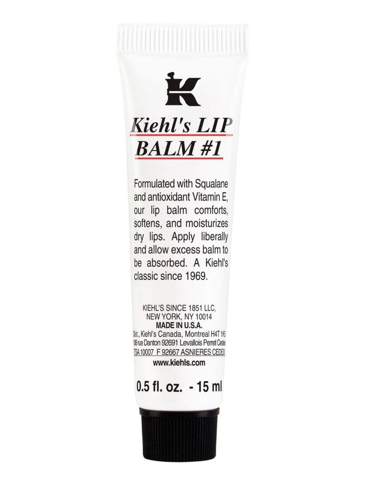 Kiehls lip balm #1 15ml, UK version