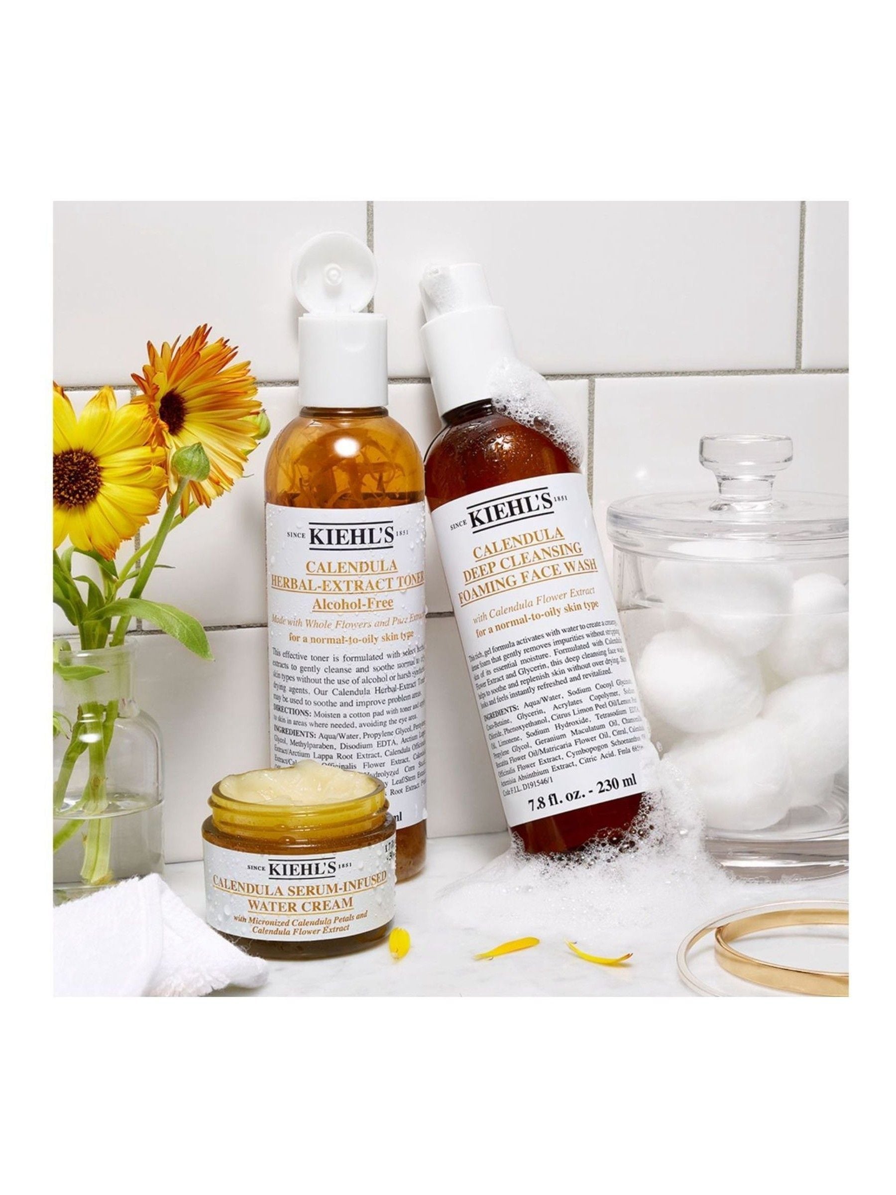 Kiehls Calendula Deep Cleansing Foaming Face Wash 230ml