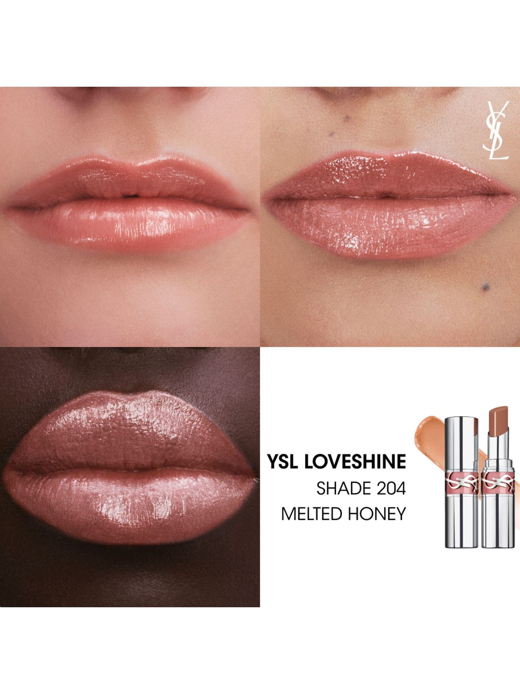 Yves Saint Laurent Loveshine lipstick 204 Melted Honey 3.2g (British brand)