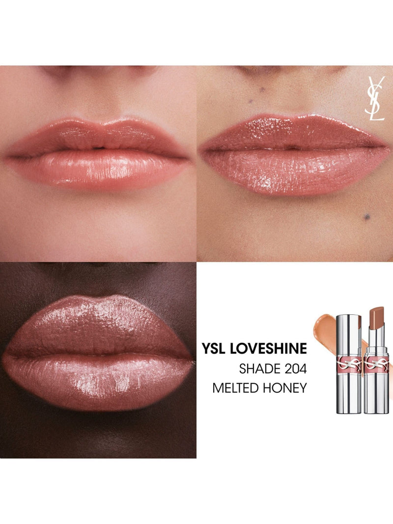 Yves Saint Laurent Loveshine lipstick 204 Melted Honey 3.2g (British brand)