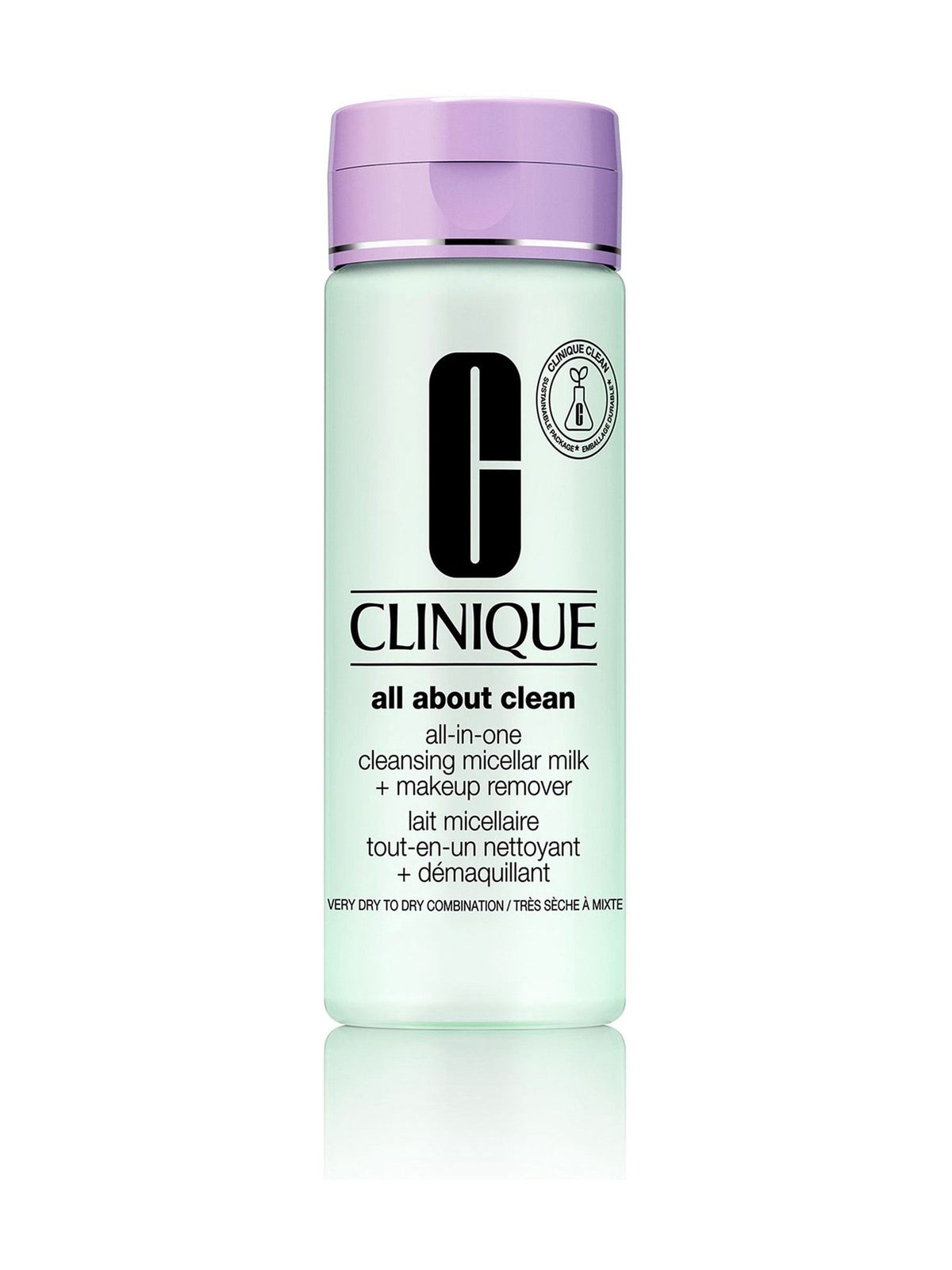 Clinique cleansing micellar milk skin type 1 and 2 200ml - British product