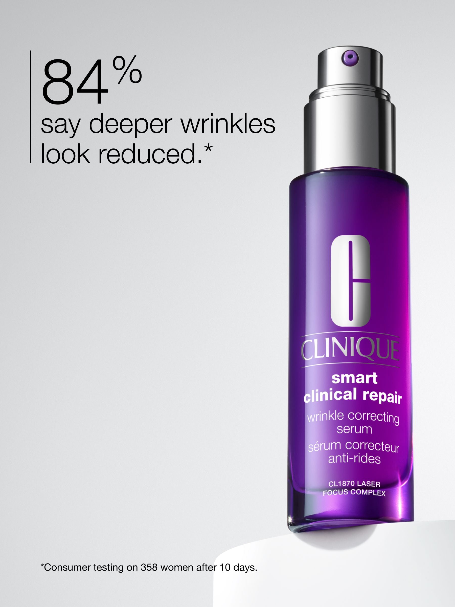 Clinique wrinkle correcting serum - British product