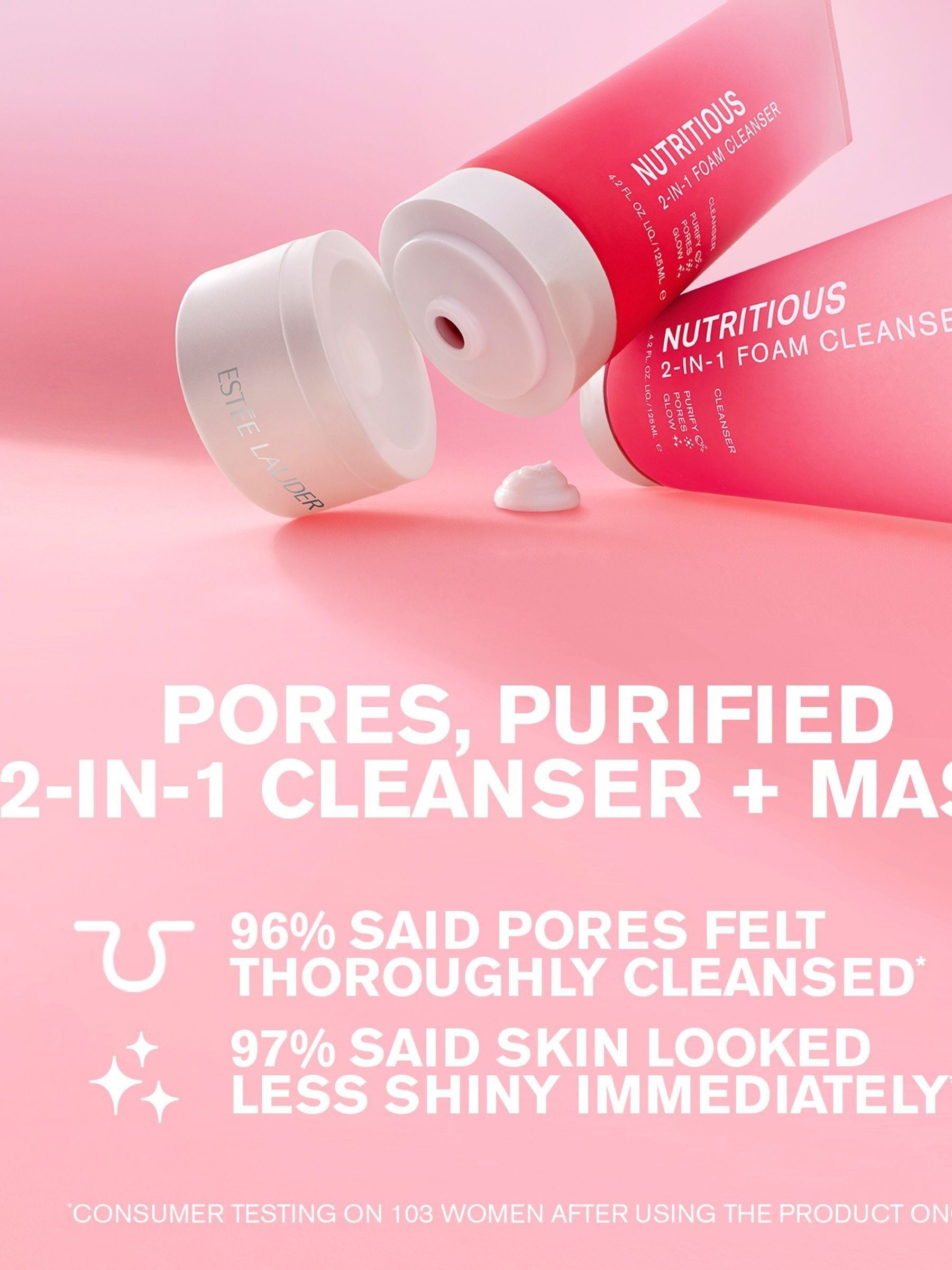 Estée Lauder Nutritious 2-in-1 Foam Cleanser 125ml