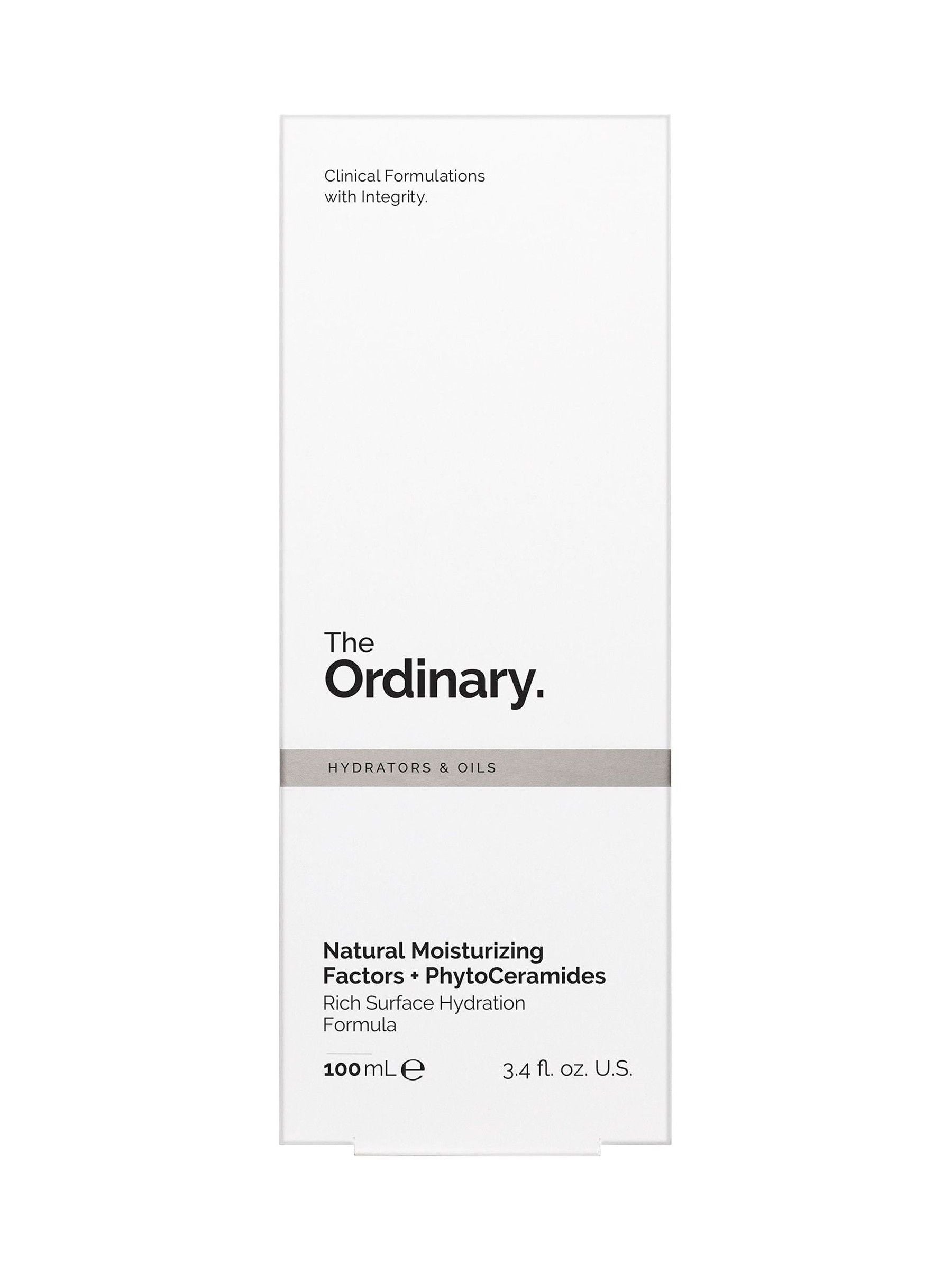 The Ordinary Natural Moisturizing Factors and PhytoCeramides Moisturiser for Very Dry Skin 100ml (British brand)