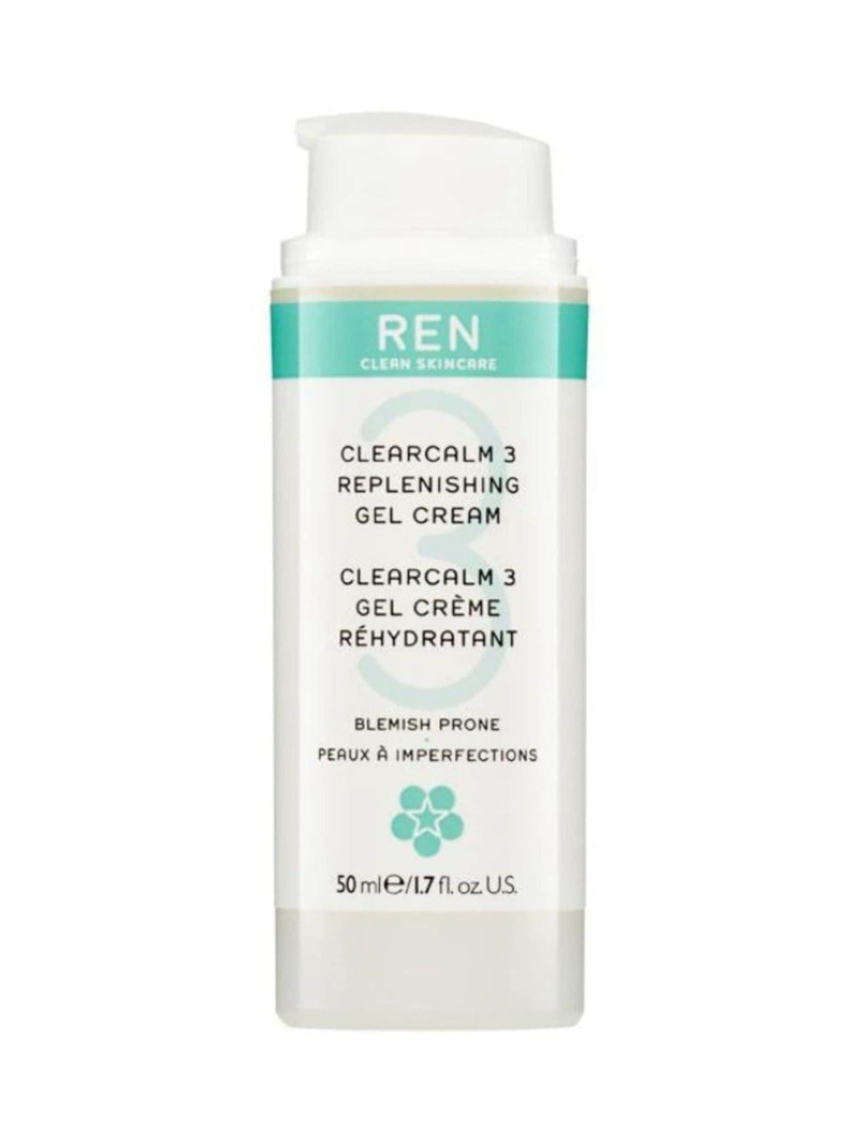 REN Clearcalm 3 Replenishing Gel Cream 50ml