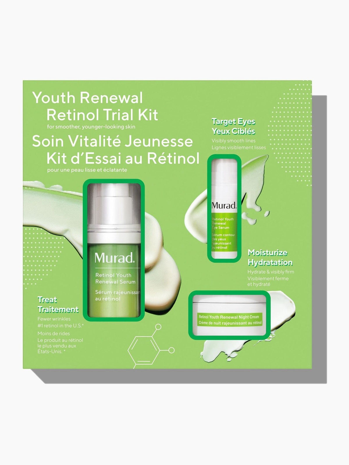 Murad Youth Renewal Retinol Trial Kit, imported from the UK