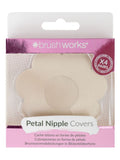 Brush Works Nude Satin Nipple Covers - 4 Pairs