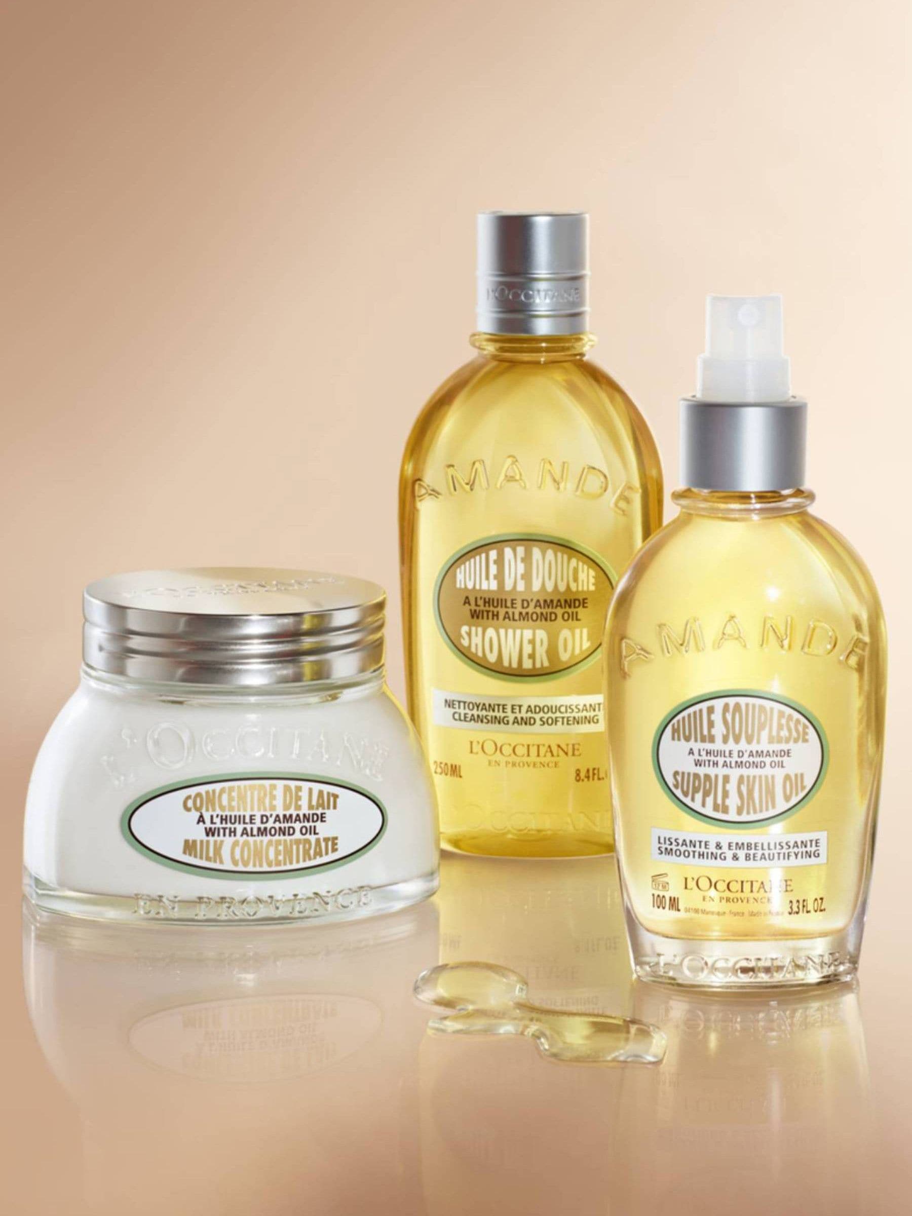 L'Occitane Almond Milk Concentrate body moisturiser 200ml, UK version