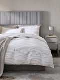 Reversible duvet cover set in natural wave, imported from the UK