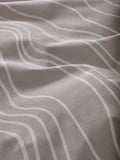 Reversible duvet cover set in natural wave, imported from the UK