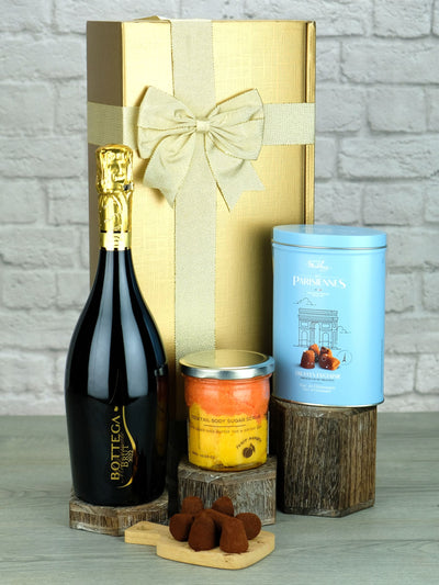 Le Bon Vin Sparkling Wine & Truffles Gift Box