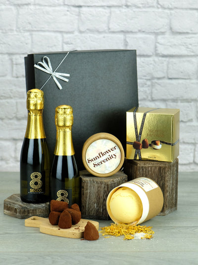 Le Bon Vin Prosecco and Truffles Bathtime Gift Box