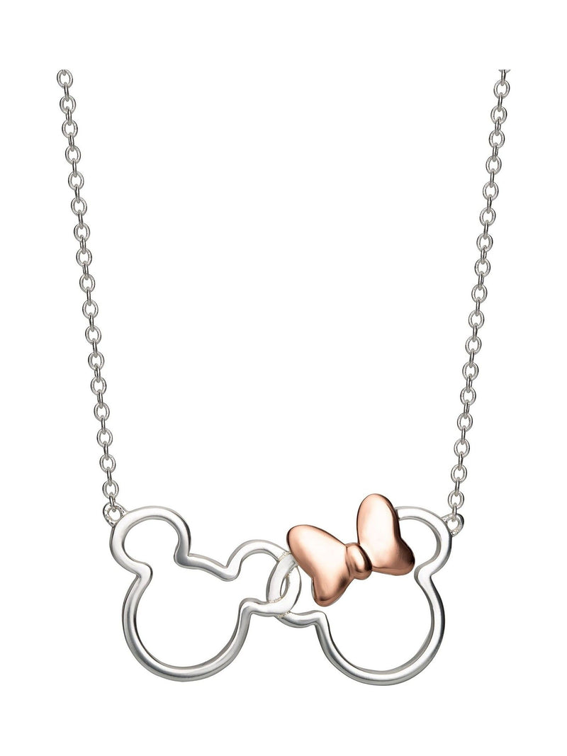 Peers Hardy Disney Minnie Mickey silver necklace, imported from the UK