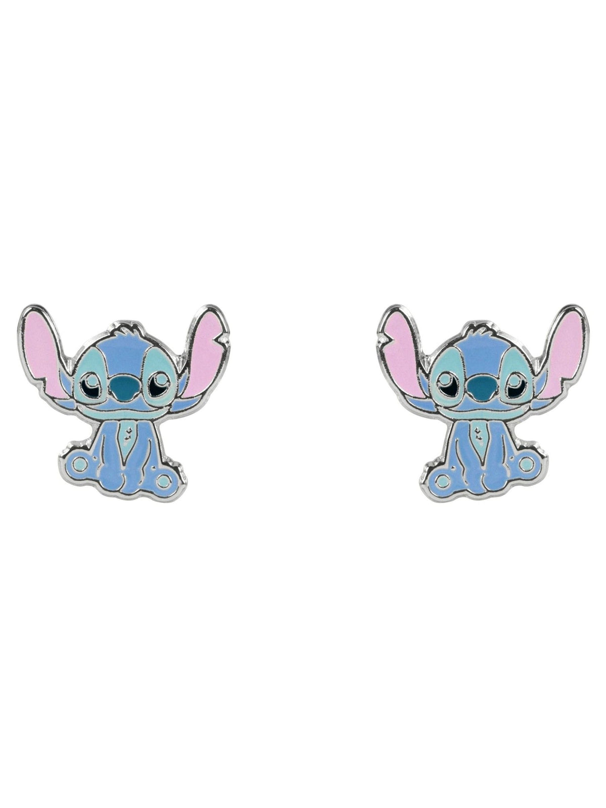 Peers Hardy Lilo Stitch Silver/Blue stud earrings, imported from the UK