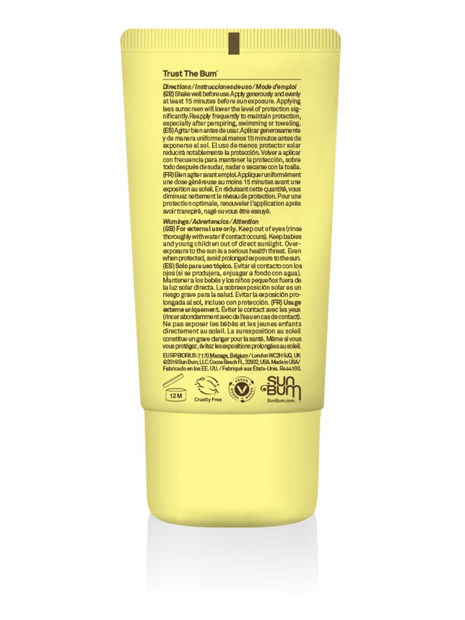 Sun Bum Original Glow SPF30 sunscreen face lotion 59ml (British brand)