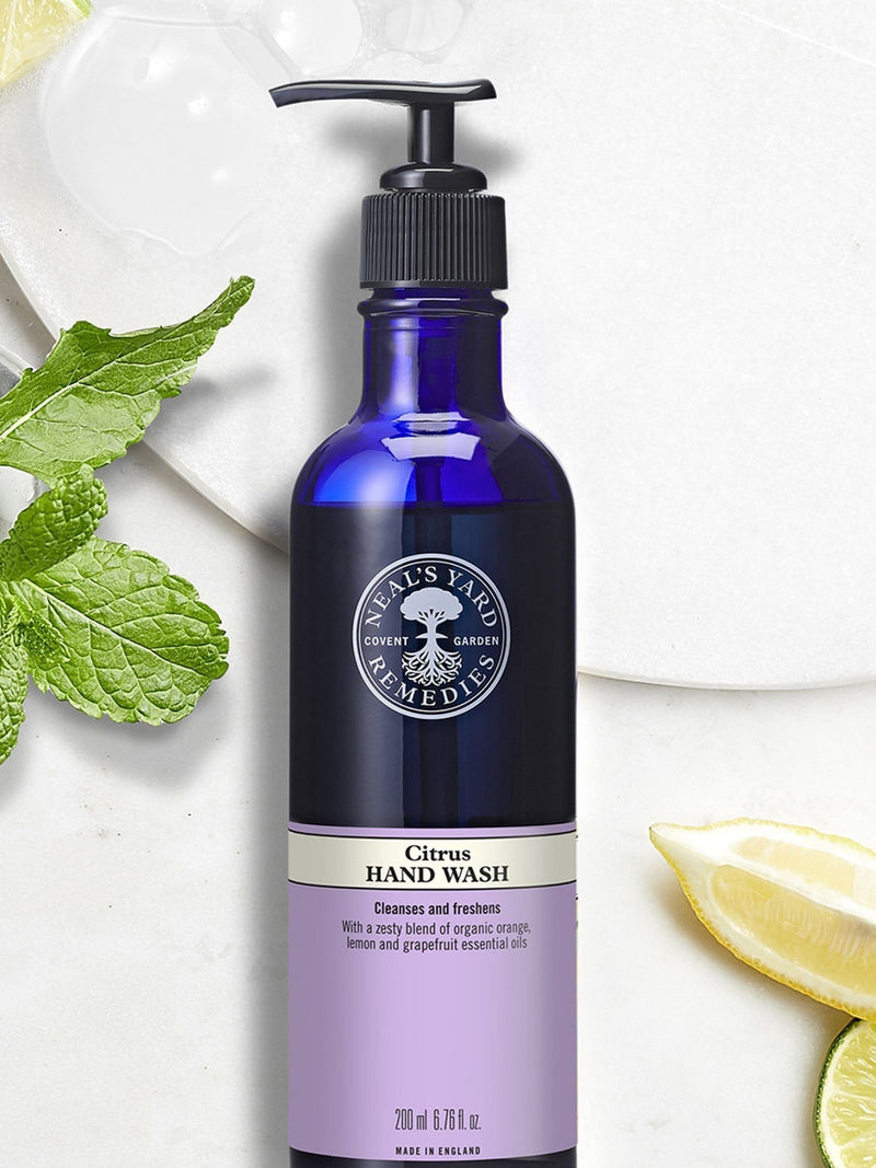 Neals Yard Remedies Citrus hand wash 200ml, imported from the UK