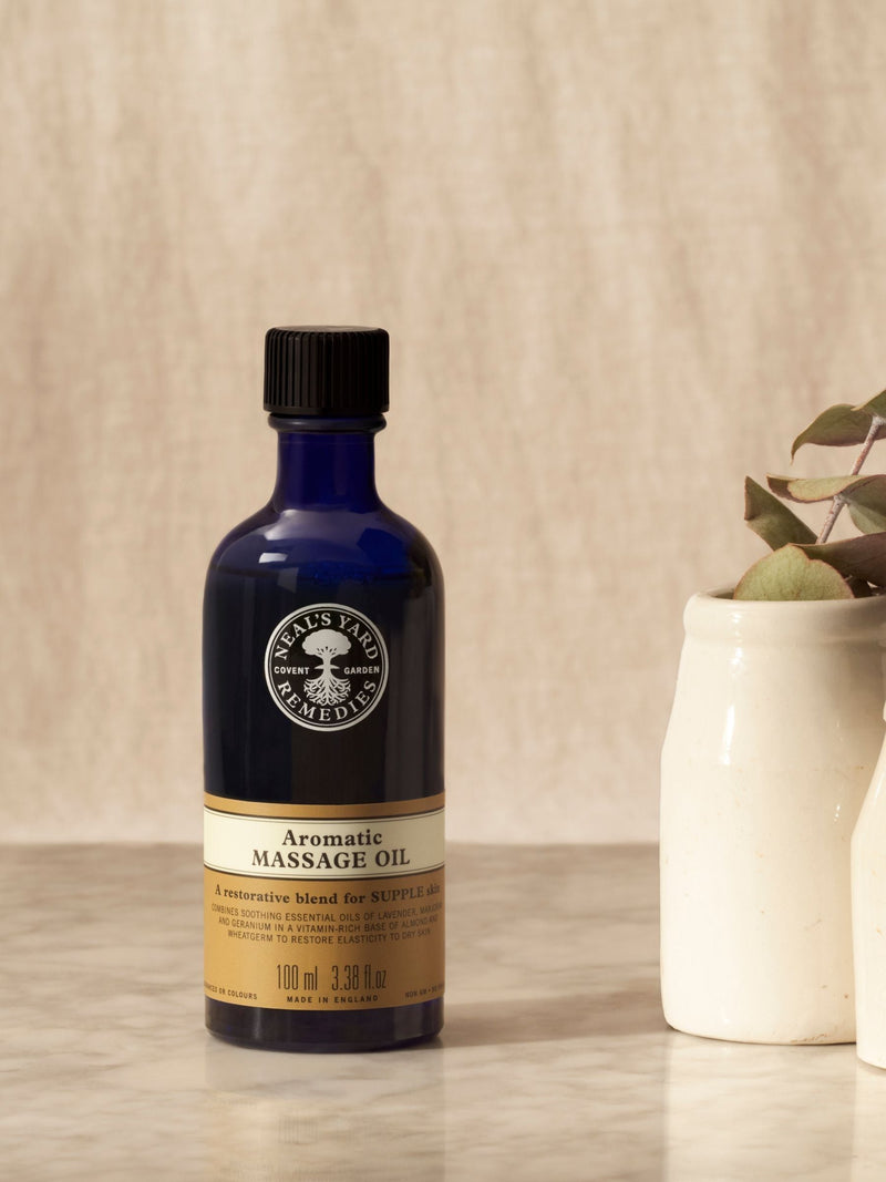Neals Yard Remedies aromatic massage oil 100ml, imported from the UK