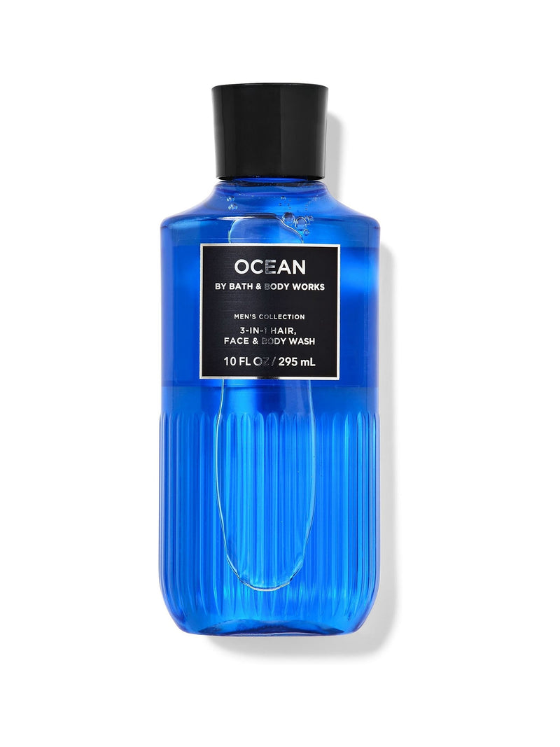 Bath & Body Works Ocean 3-in-1 Hair, Face and Body Wash 10 fl oz / 295 mL