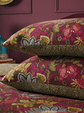 Wylder Cerise Viranai Exotic Floral Duvet Cover Set