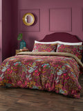 Wylder Cerise Viranai Exotic Floral Duvet Cover Set