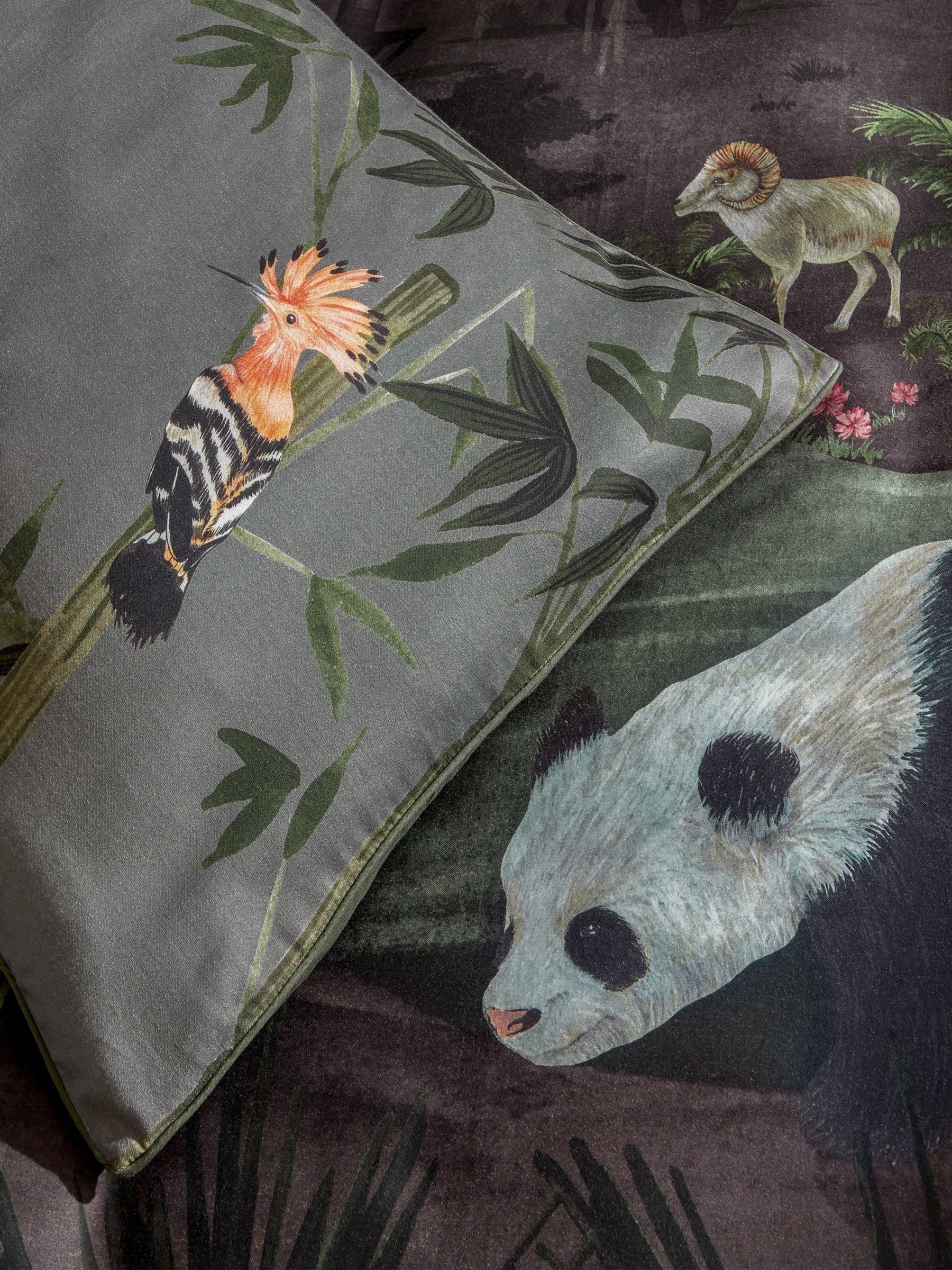 Paoletti Green Chuan duvet cover set, imported from the UK