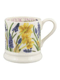 Emma Bridgewater Cream Tete-A-Tete & Grape Hyacinth 1/2 Pint Mug