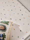 Mini Dino 100% Cotton Muslin Fitted Sheet