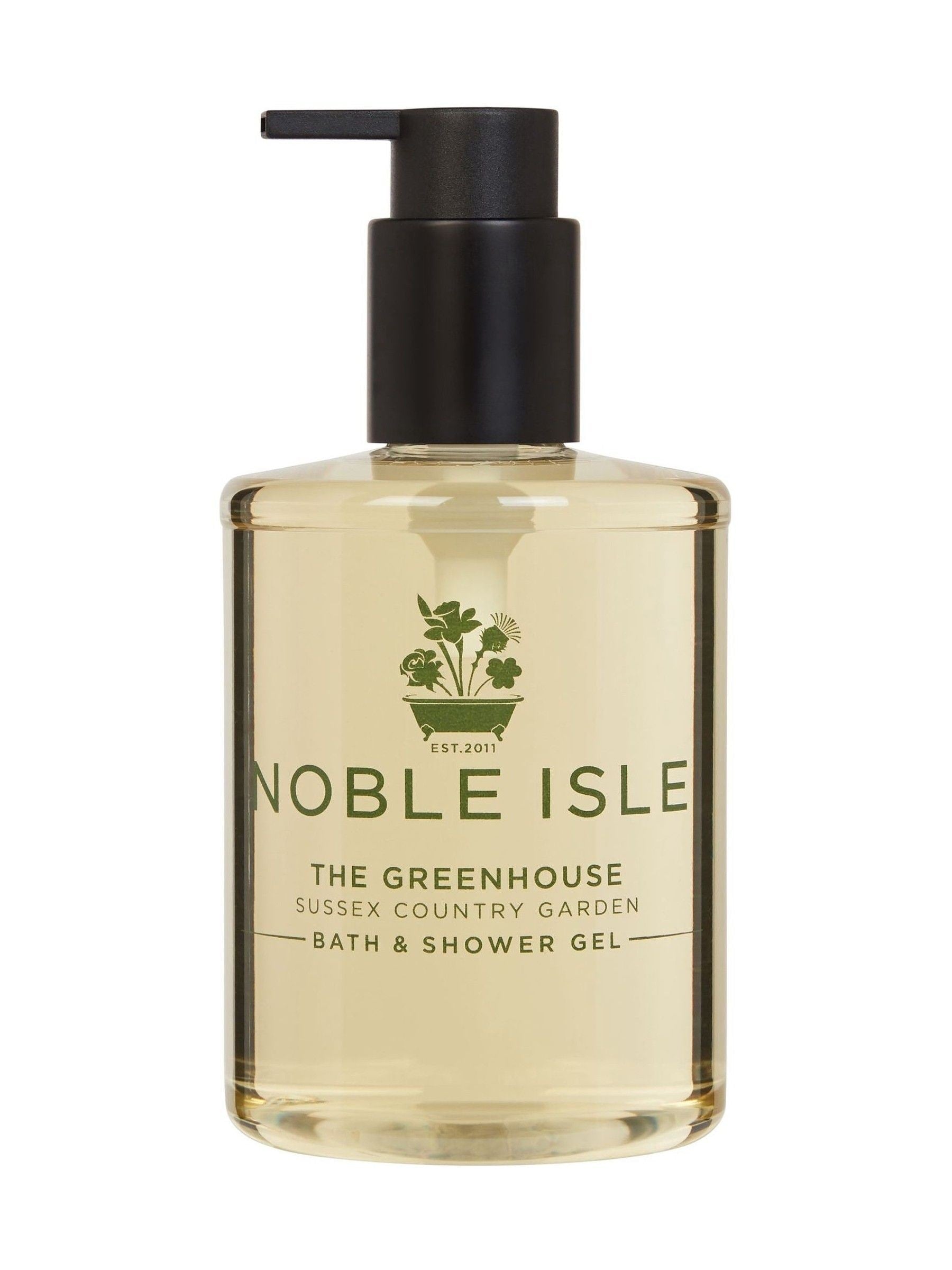 Noble Isle The Greenhouse bath and shower gel 250ml, imported from the UK