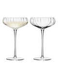 LSA International Aurelia 300ml Set of Champagne Saucers