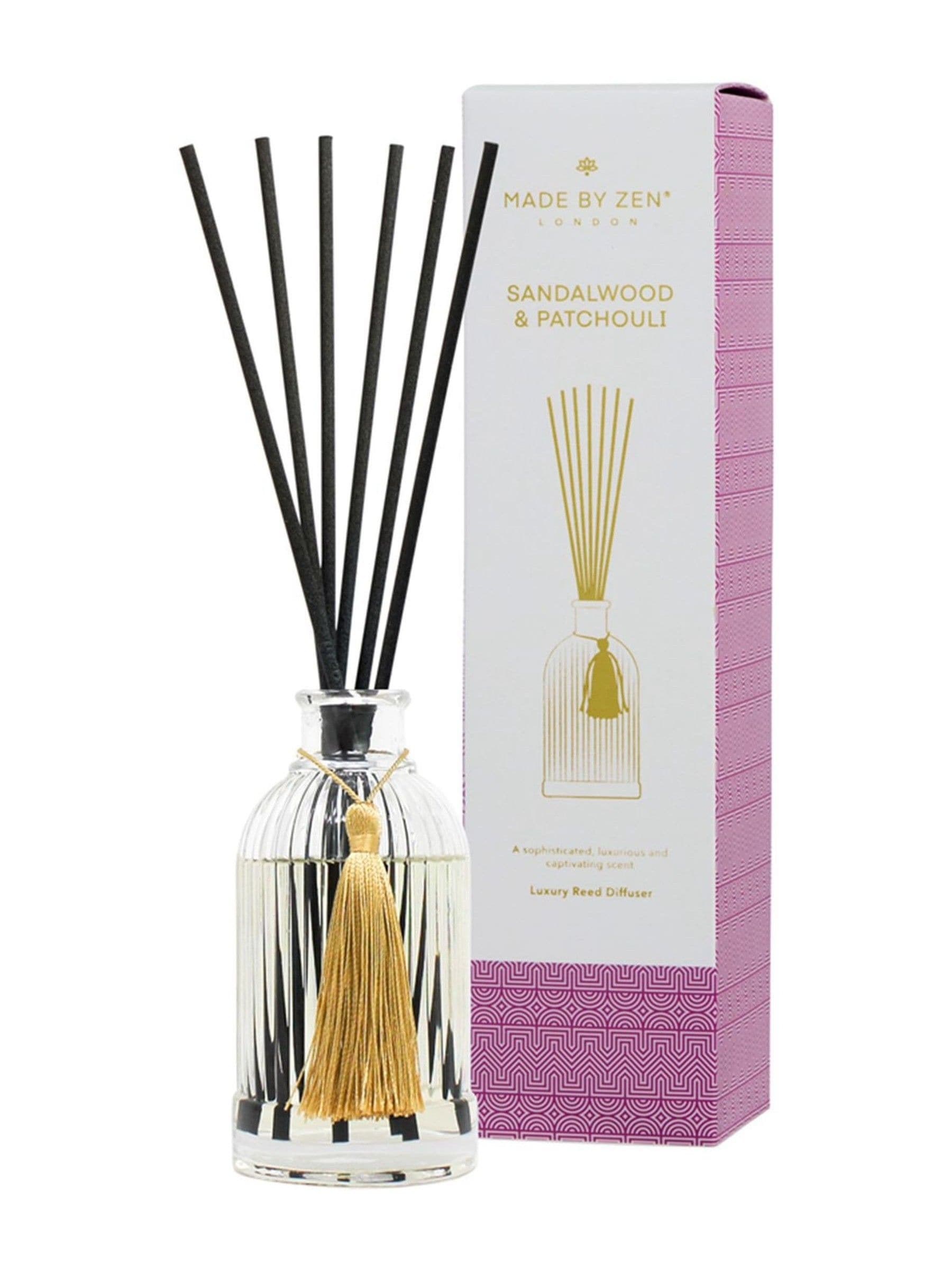 Made by Zen Riad Collection Reed Diffuser Sandalwood and Patchouli