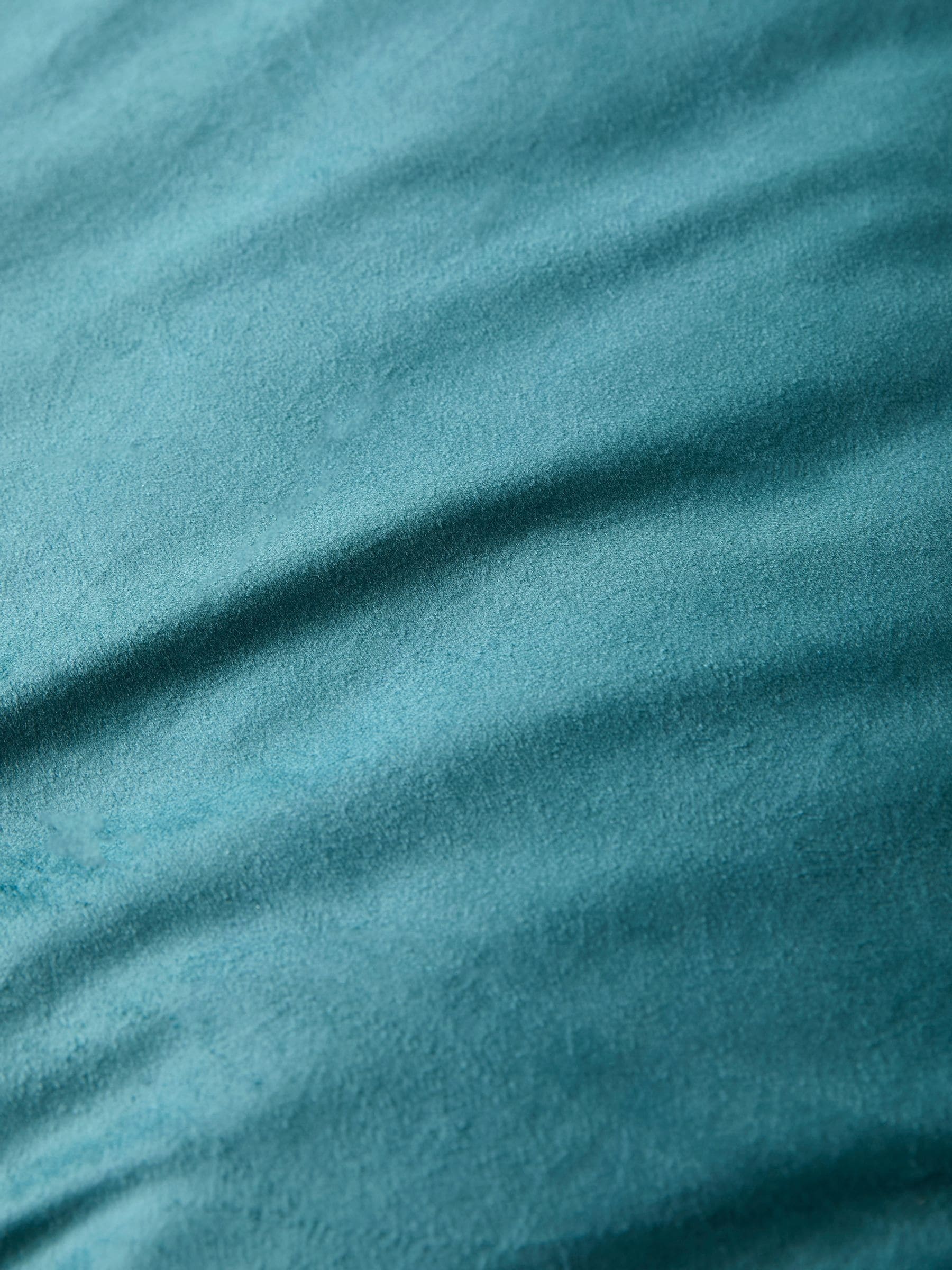 Laurence Llewelyn-Bowen teal Montrose velvet duvet cover set, UK version