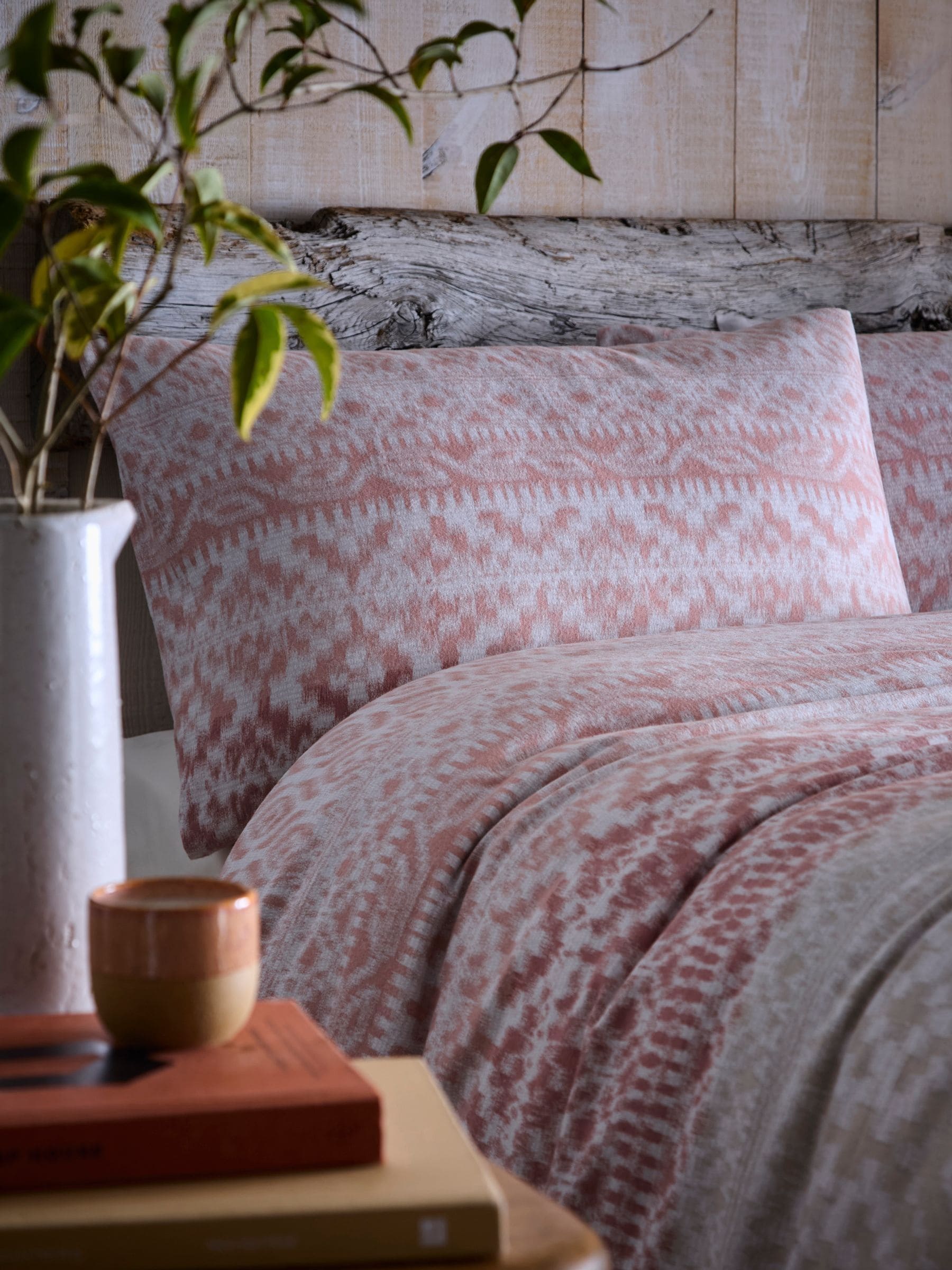 Appletree Terracotta Bergen duvet cover set - British product