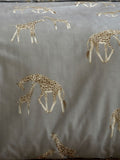 Fusion Grey Milo Giraffe Reversible Duvet Cover Set - British product