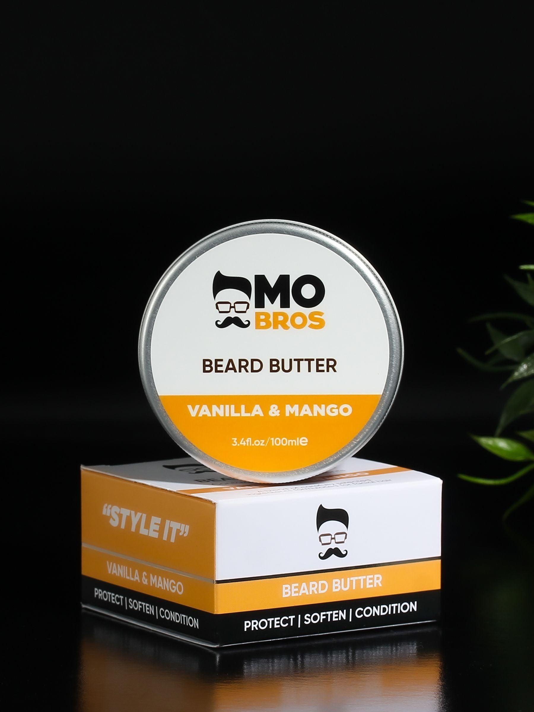 Mo Bros Beard Butter Vanilla and Mango 100ml, imported from the UK