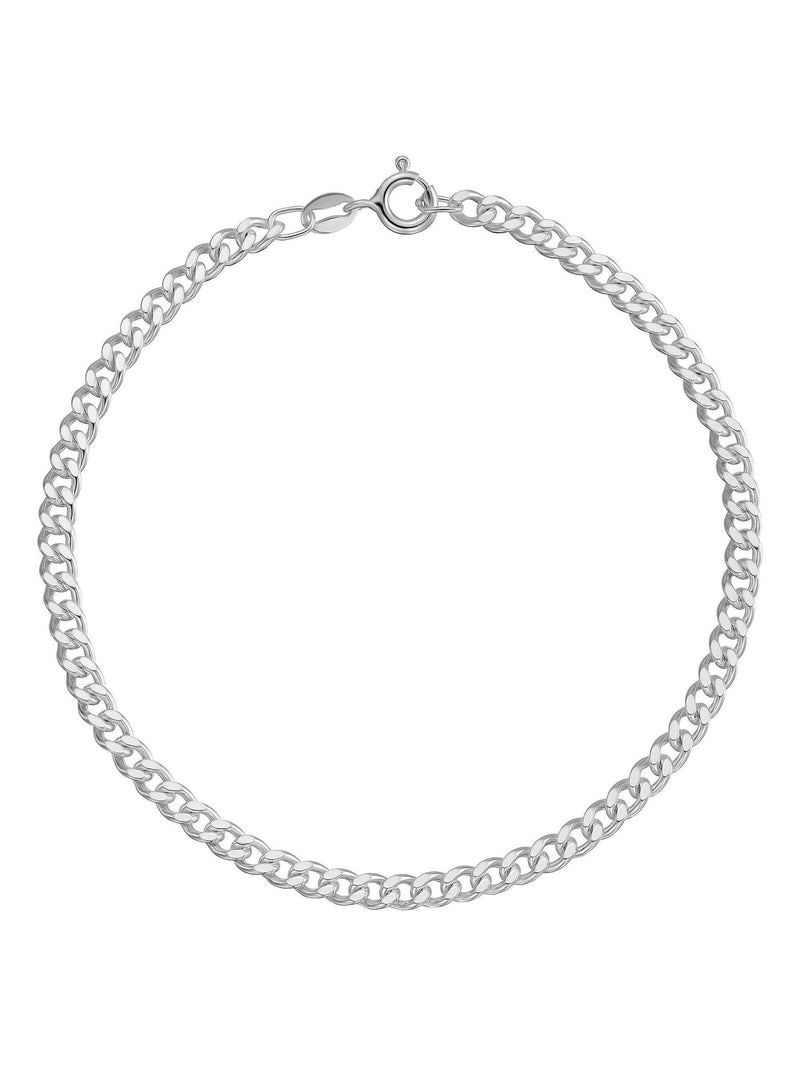 Beaverbrooks Silver Sterling Silver Curb Bracelet