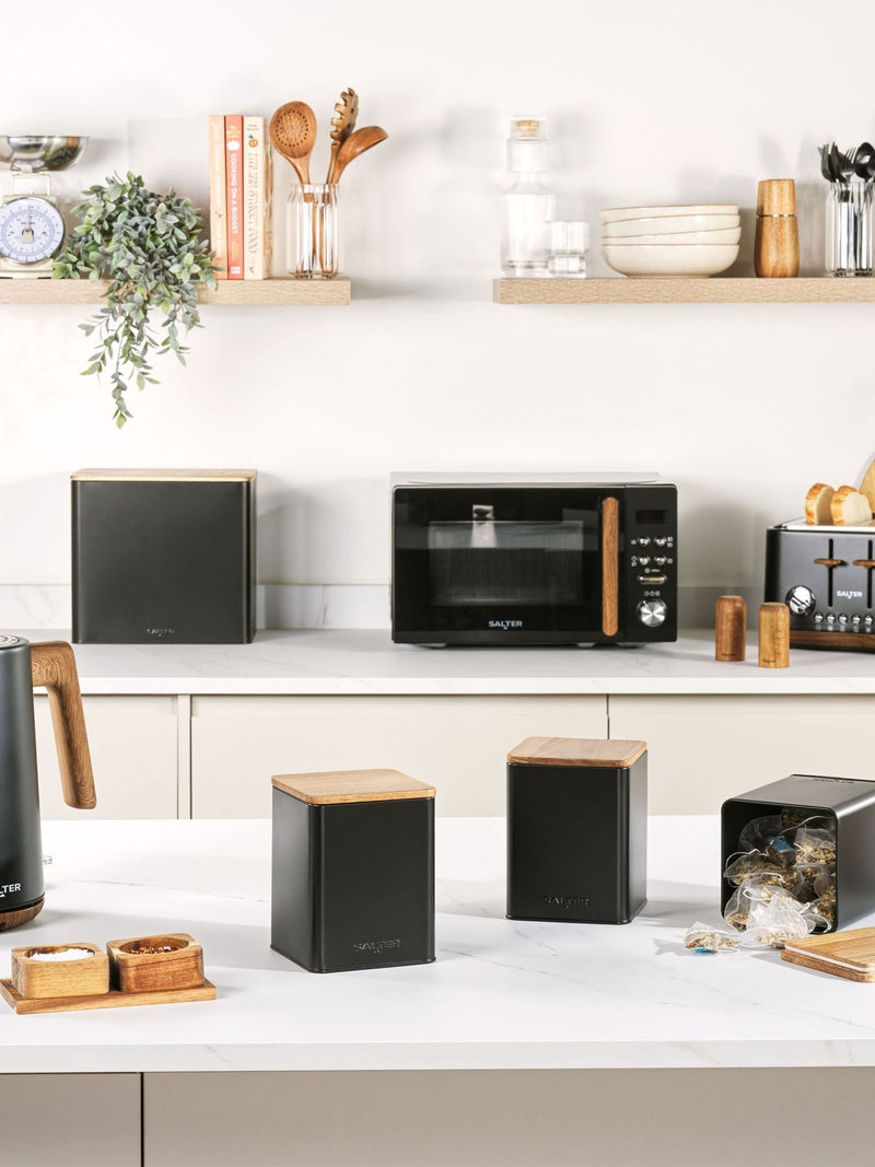 Salter Black Toronto Bread Bin