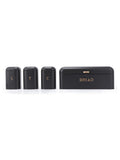Salter Charcoal Pebble 4-piece countertop storage set (British brand)