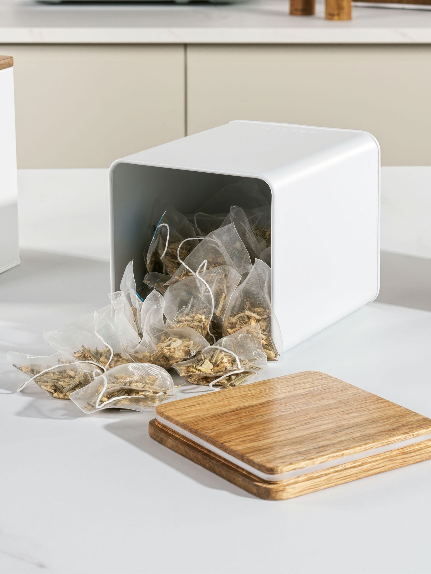 Salter White Toronto Countertop Storage Set (British brand)