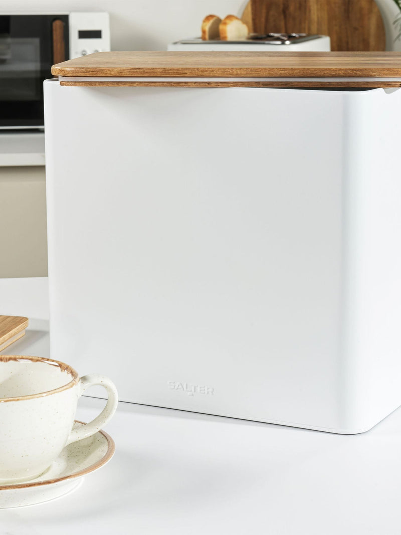 Salter White Toronto Countertop Storage Set (British brand)